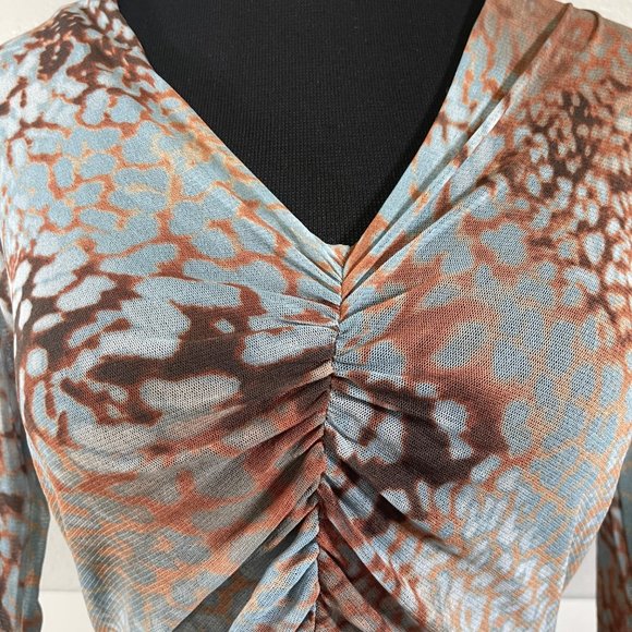 Juki Women's Size Small Ruched Front Shirt - Picture 2 of 5